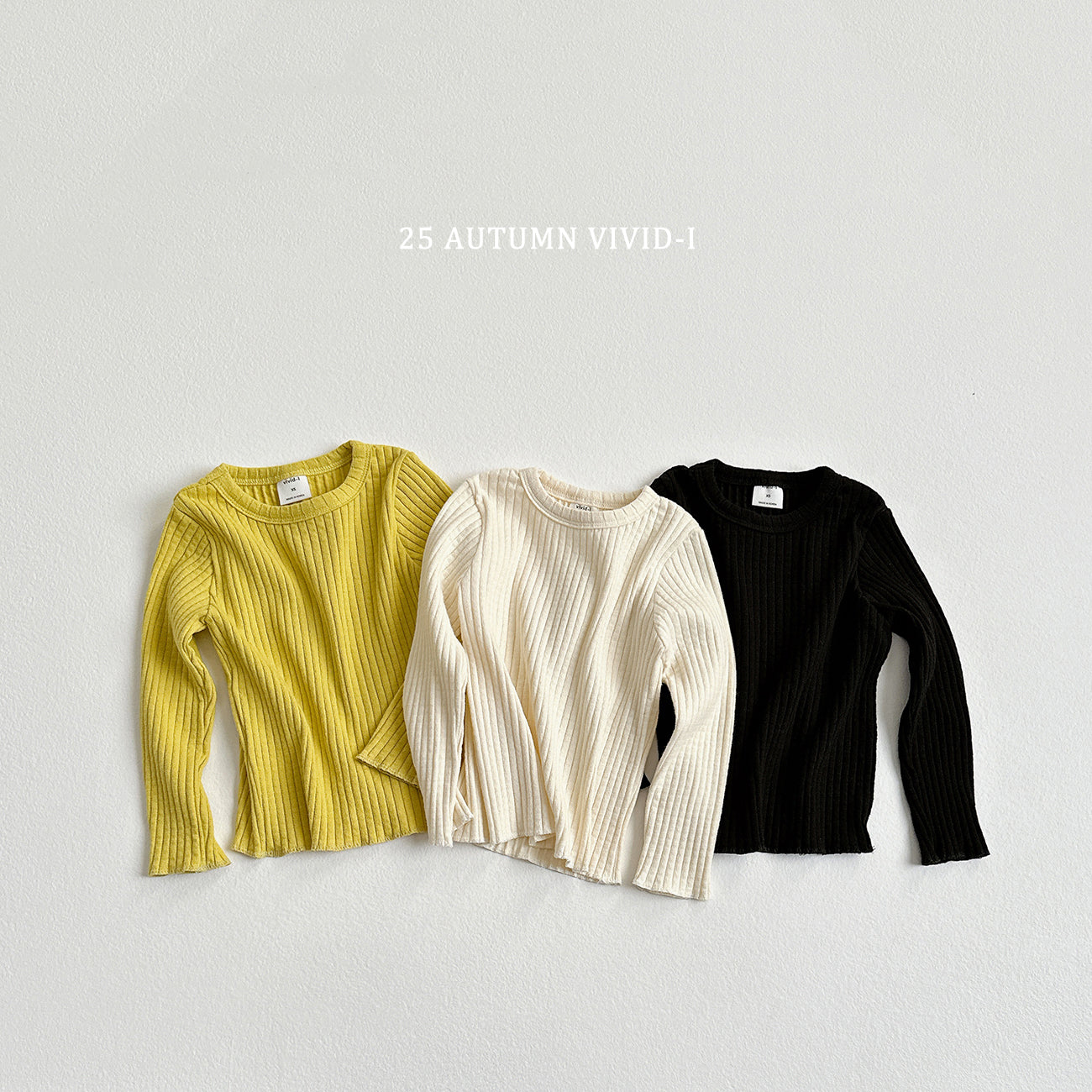 VIVID KIDS RIBBED LONG SLEEVES*PREORDER