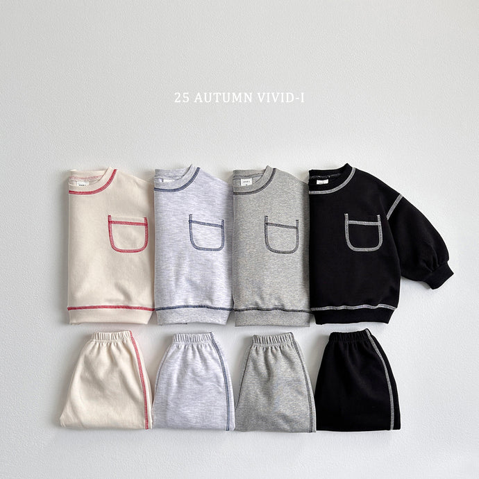 VIVID KIDS POCKET TOP BOTTOM SET*PREORDER
