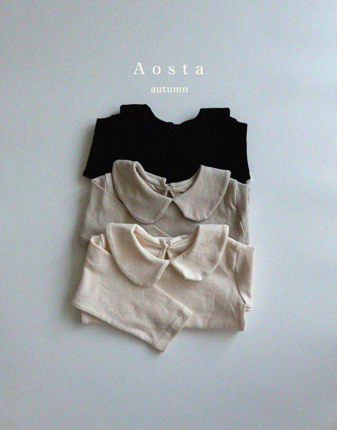 AOSTA KIDS Round Collar Tee *Preorder