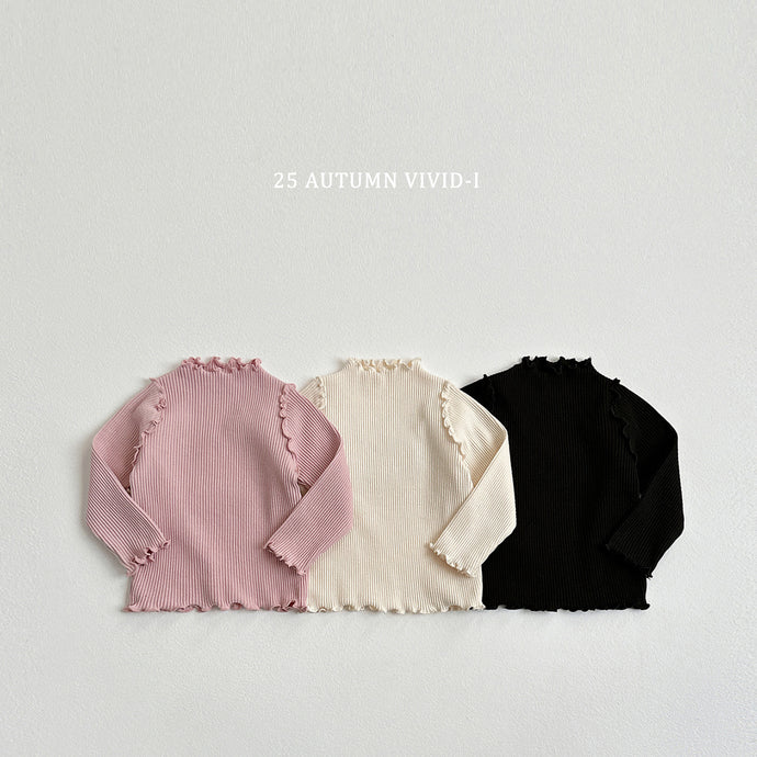 VIVID KIDS TURTLE NECK TEE SHIRT*PREORDER