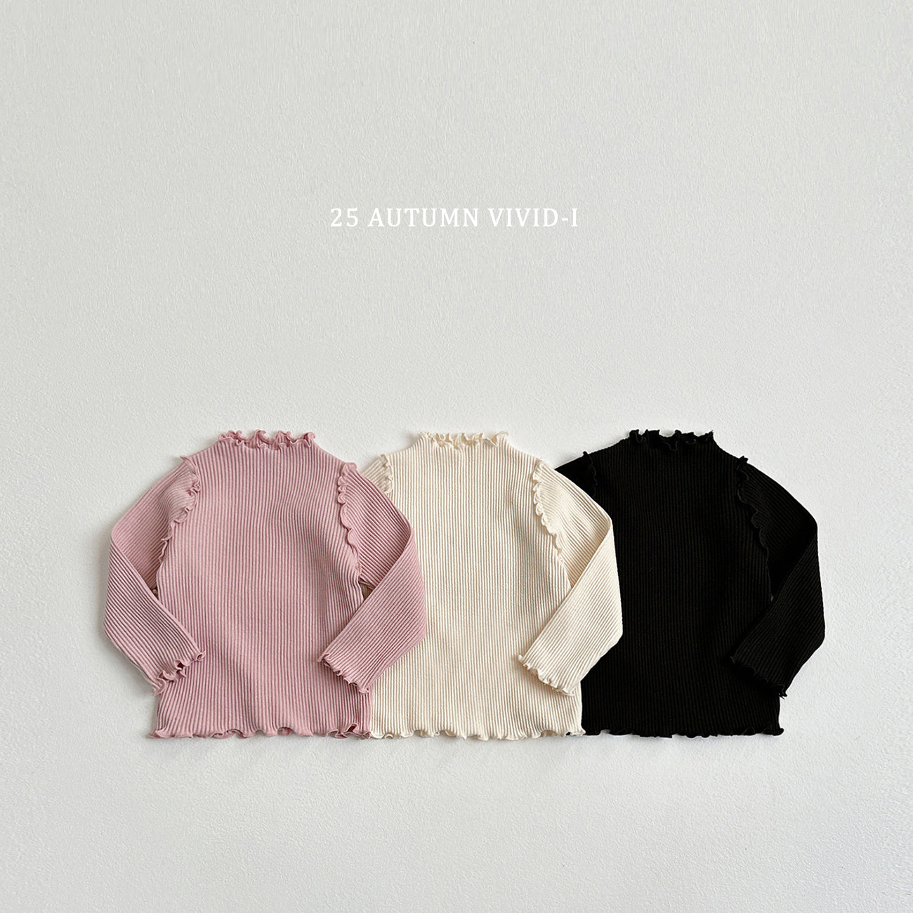 VIVID KIDS TURTLE NECK TEE SHIRT*PREORDER