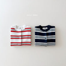 Load image into Gallery viewer, DAILYBEBE KIDS STRIPE CARDIGAN**PREORDER