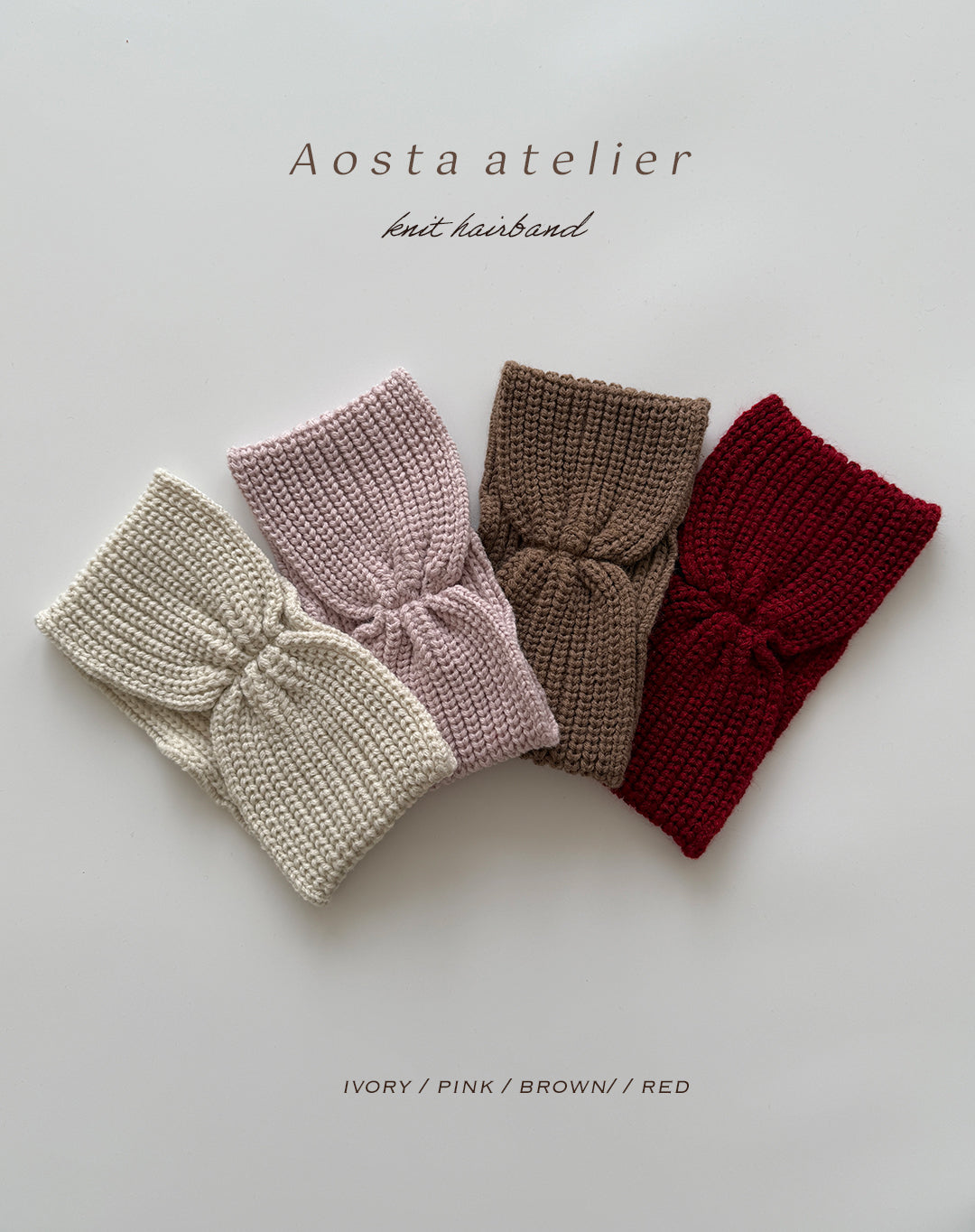 AOSTA KIDS KNIT HEADBAND*PREORDER