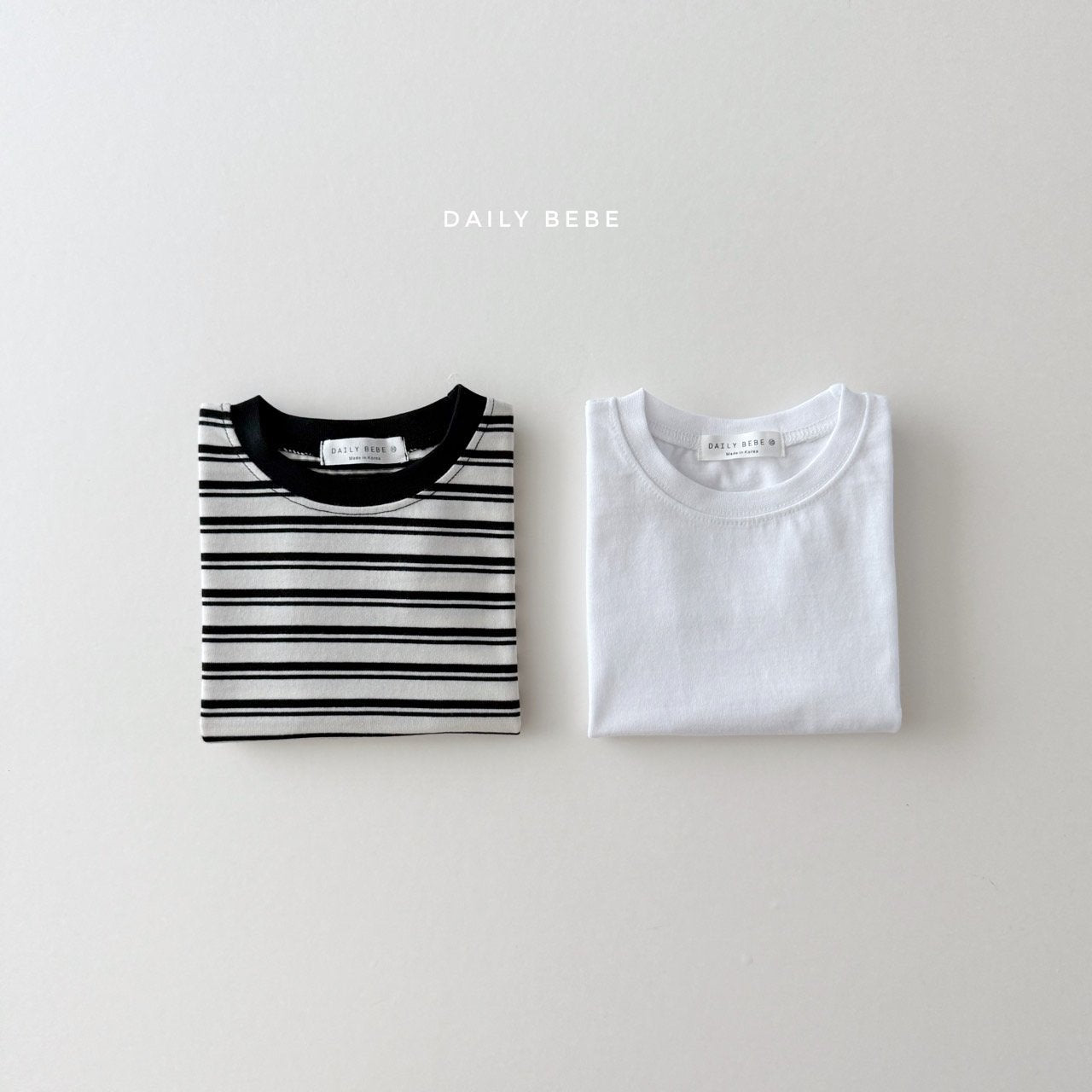 DAILYBEBE KIDS SIMPLE TEE SHIRT**PREORDER