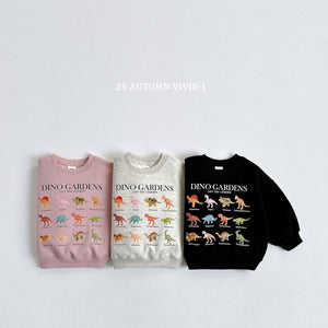 VIVID KIDS DINO GARDENS SWEATER*PREORDER