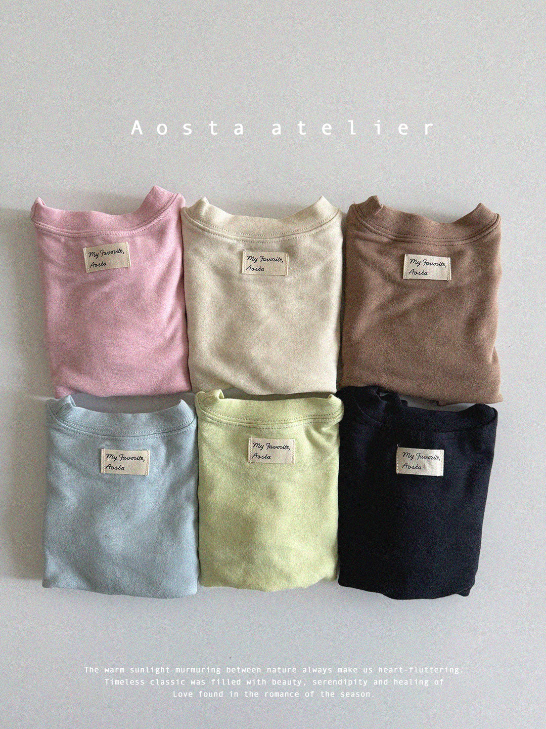 AOSTA KIDS ESSENTIAL TEE**PREORDER