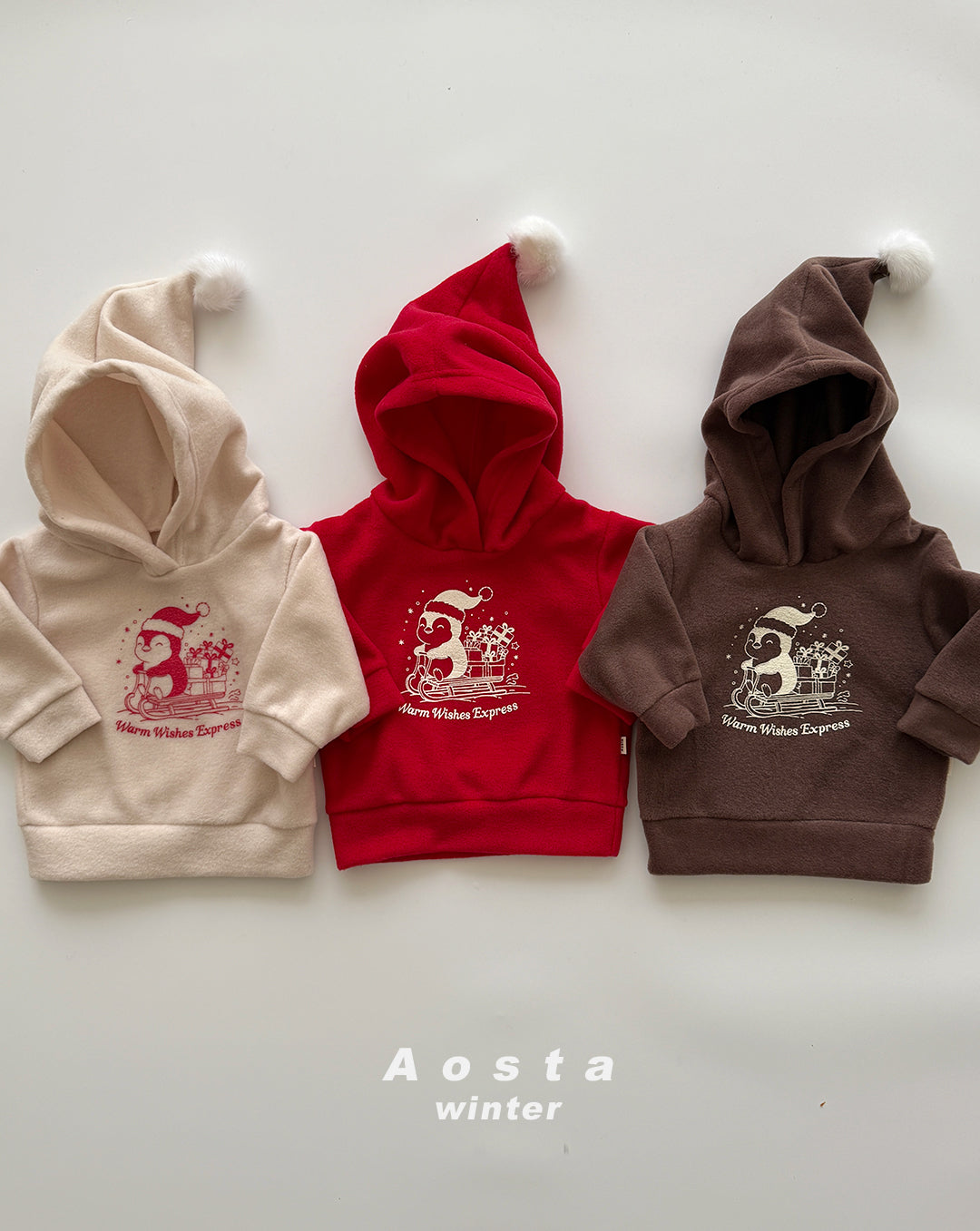 AOSTA KIDS PENGUIN HODDIE*PREORDER