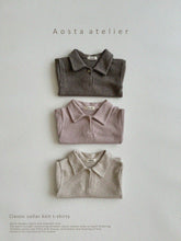 Load image into Gallery viewer, AOSTA KIDS Classic Collar Tee *Preorder