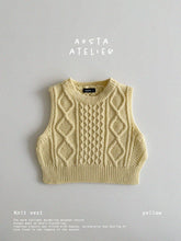 Load image into Gallery viewer, AOSTA KIDS KNIT VEST**PREORDER