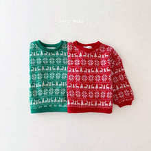 Load image into Gallery viewer, DAILYBEBE KIDS SANTA TREE SWEAT SHIRT**PREORDER
