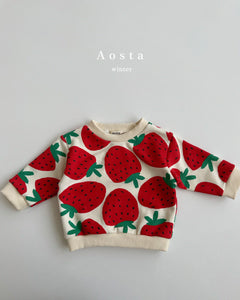 AOSTA KIDS Strawberry Sweat Shirt*Preorder