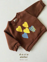 Load image into Gallery viewer, AOSTA KIDS HEART SWEAT SHIRT*PREORDER