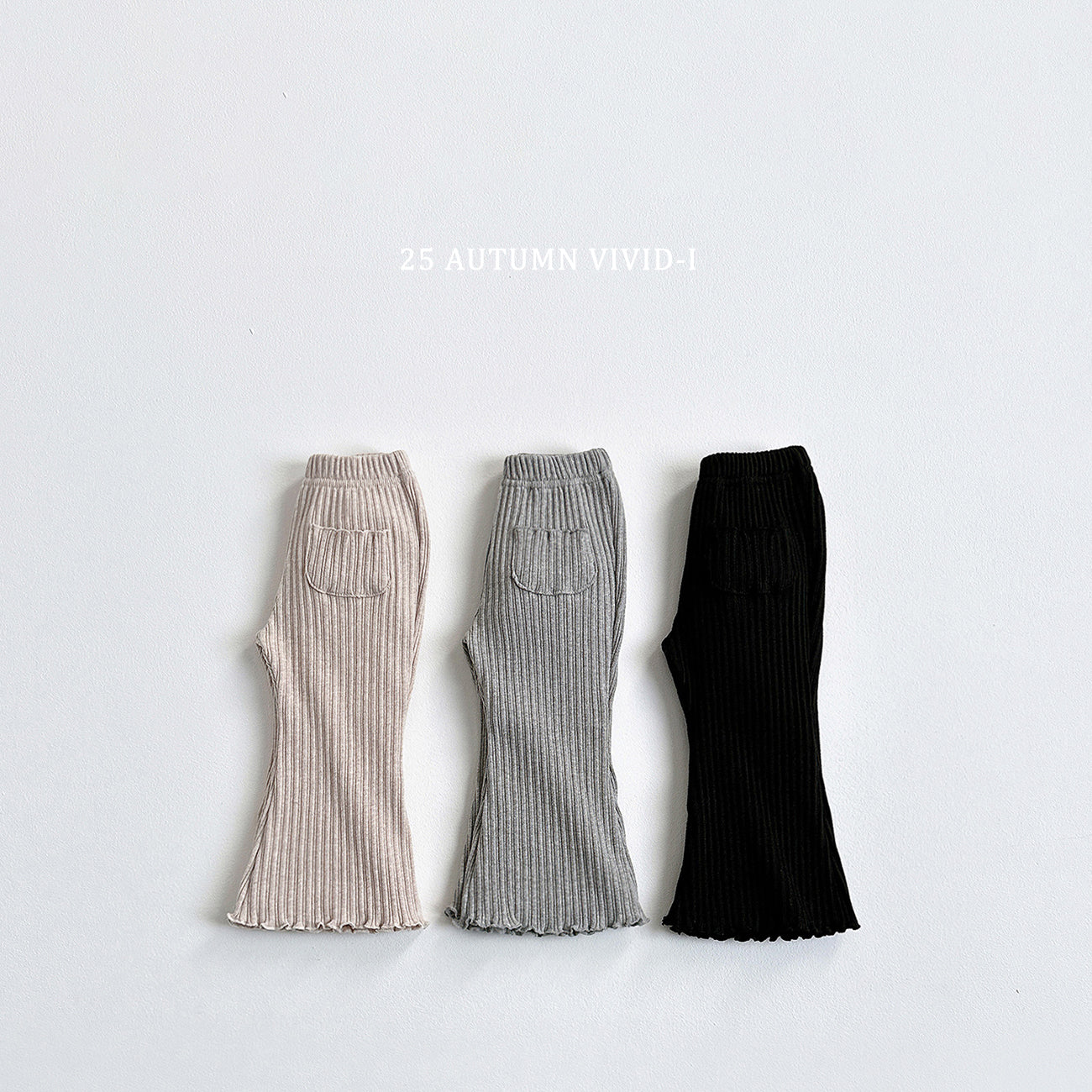 VIVID KIDS THICK RIBBED BOOTSCUT PANTS*PREORDER (Copy)