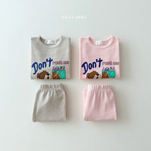 Load image into Gallery viewer, DAILYBEBE KIDS DONT RUSH TOP BOTTOM SET**PREORDER