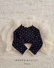 Load image into Gallery viewer, AOSTA FALL FLORAL BLACK FRILL DRESS**PREORDER
