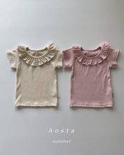 Load image into Gallery viewer, AOSTA KIDS ANGEL COLLAR TEE*PREORDER