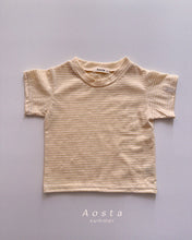 Load image into Gallery viewer, AOSTA KIDS SIGNATURE STRIPE SHIRT *PREORDER