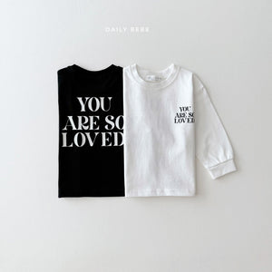 DAILYBEBE KIDS LOVE TEE SHIRT**PREORDER