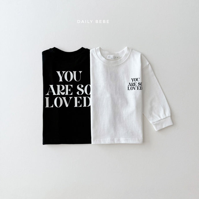 DAILYBEBE KIDS LOVE TEE SHIRT**PREORDER
