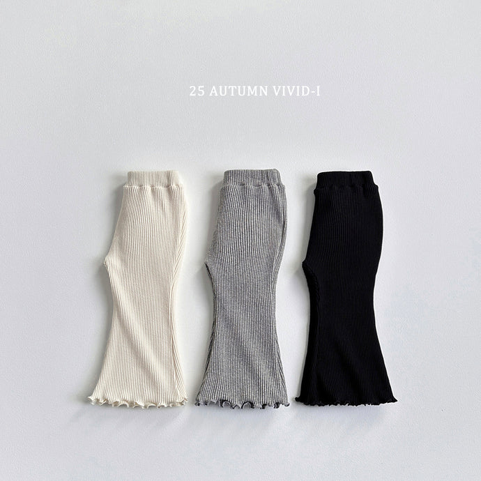VIVID KIDS RIB BOOTCUT PANTS*PREORDER