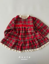 Load image into Gallery viewer, AOSTA KIDS CHECK DRESS*PREORDER