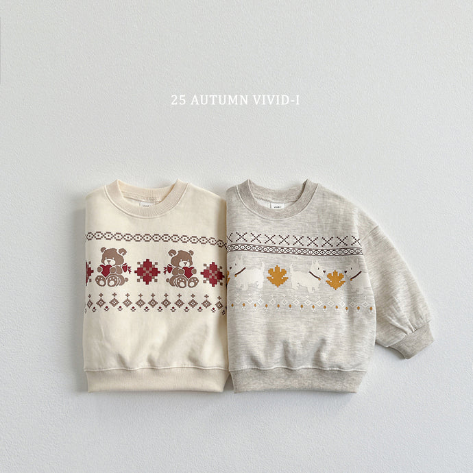 VIVID KIDS LITTLE BEARLY SWEATER*PREORDER