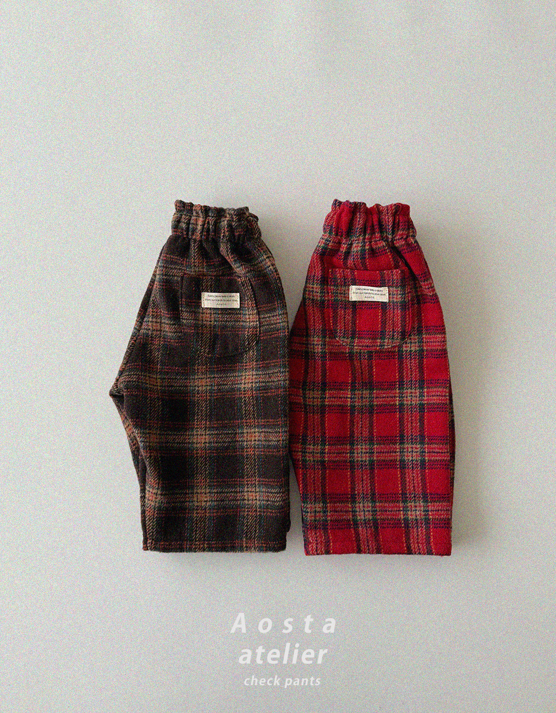 AOSTA KIDS CHECK PANTS*PREORDER