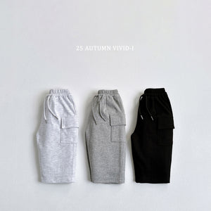 VIVID KIDS POCKET COTTON PANTS*PREORDER