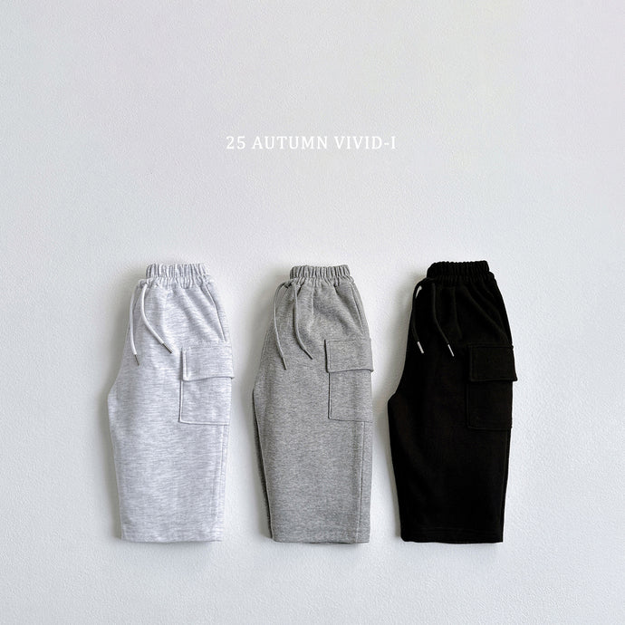 VIVID KIDS POCKET COTTON PANTS*PREORDER