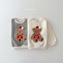 Load image into Gallery viewer, DAILYBEBE KIDS SANTA BEAR SWEAT**PREORDER