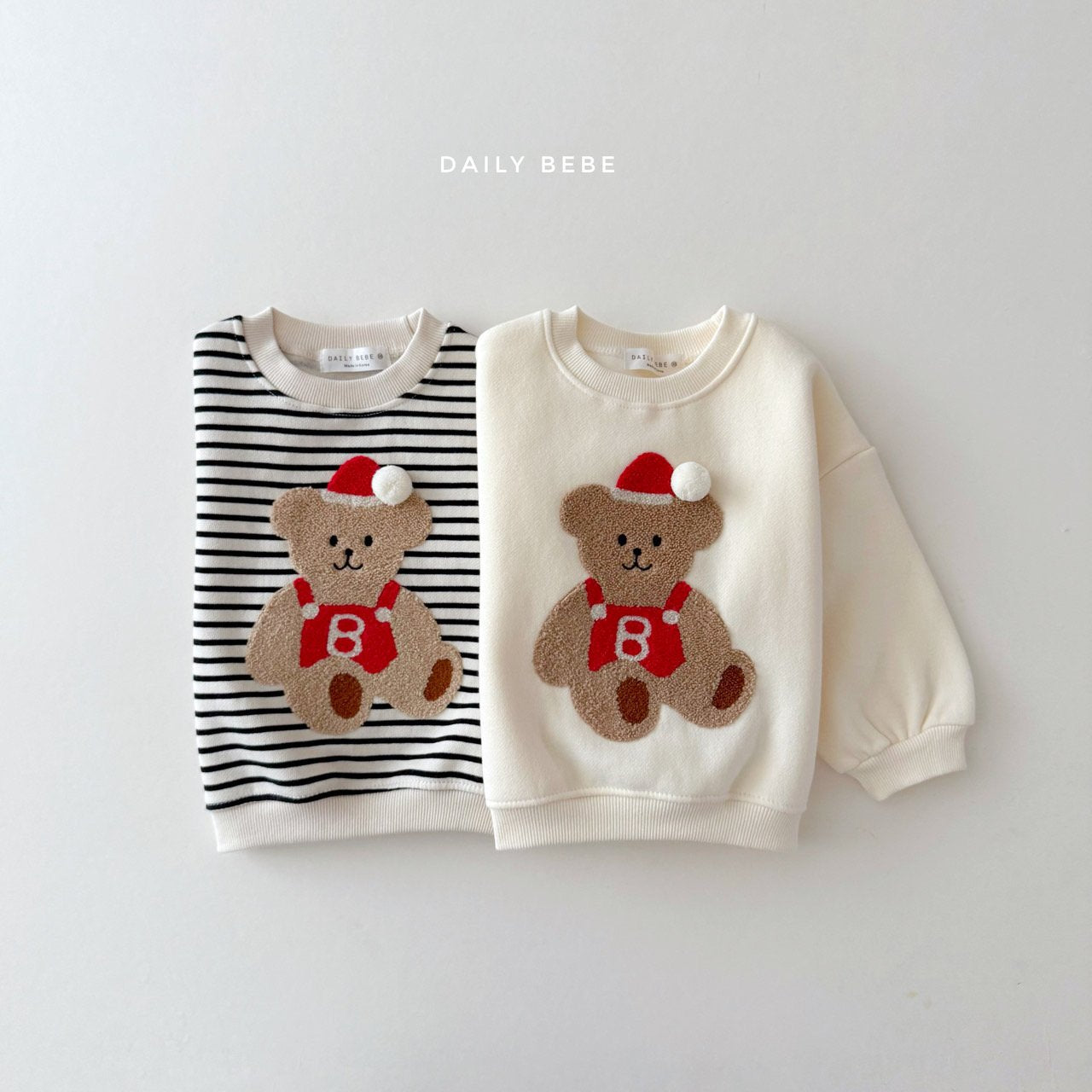 DAILYBEBE KIDS SANTA BEAR SWEAT**PREORDER