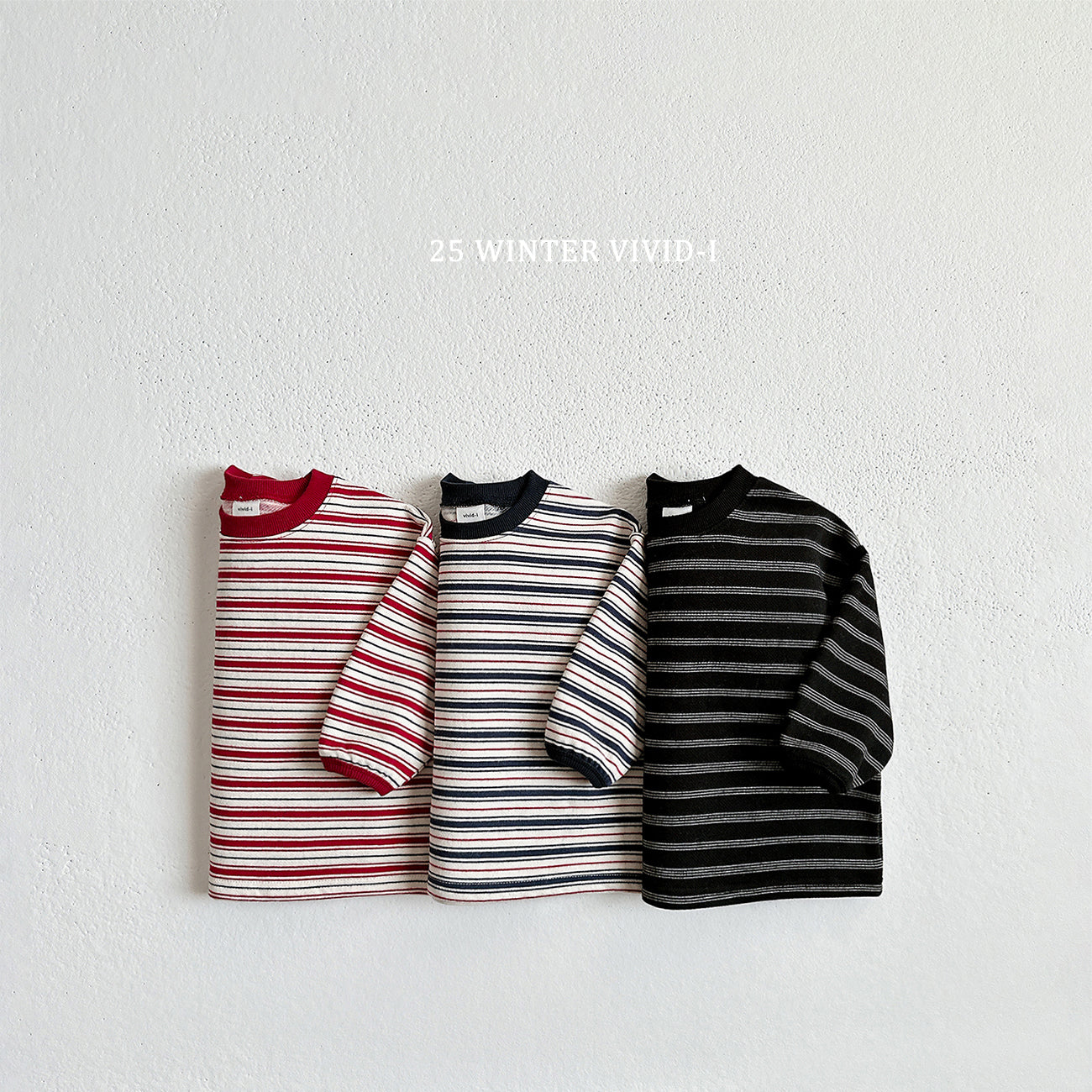 VIVID KIDS STRIPE CASUAL SHIRT*PREORDER