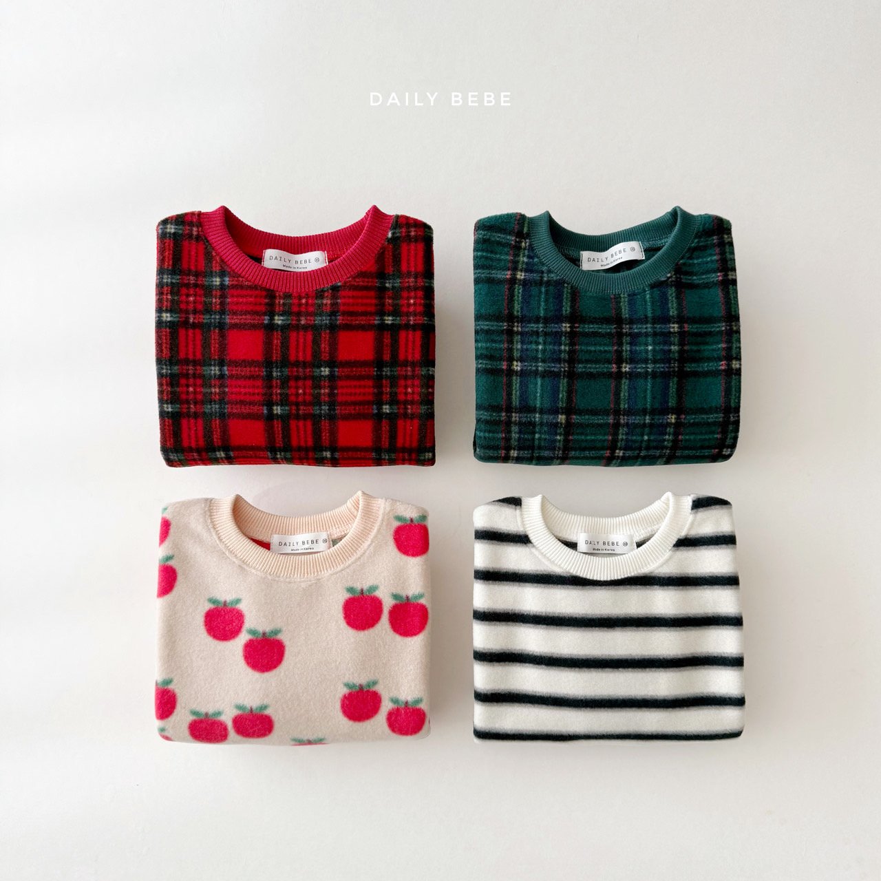 DAILYBEBE KIDS PATTERN SWEAT SHIRT**PREORDER
