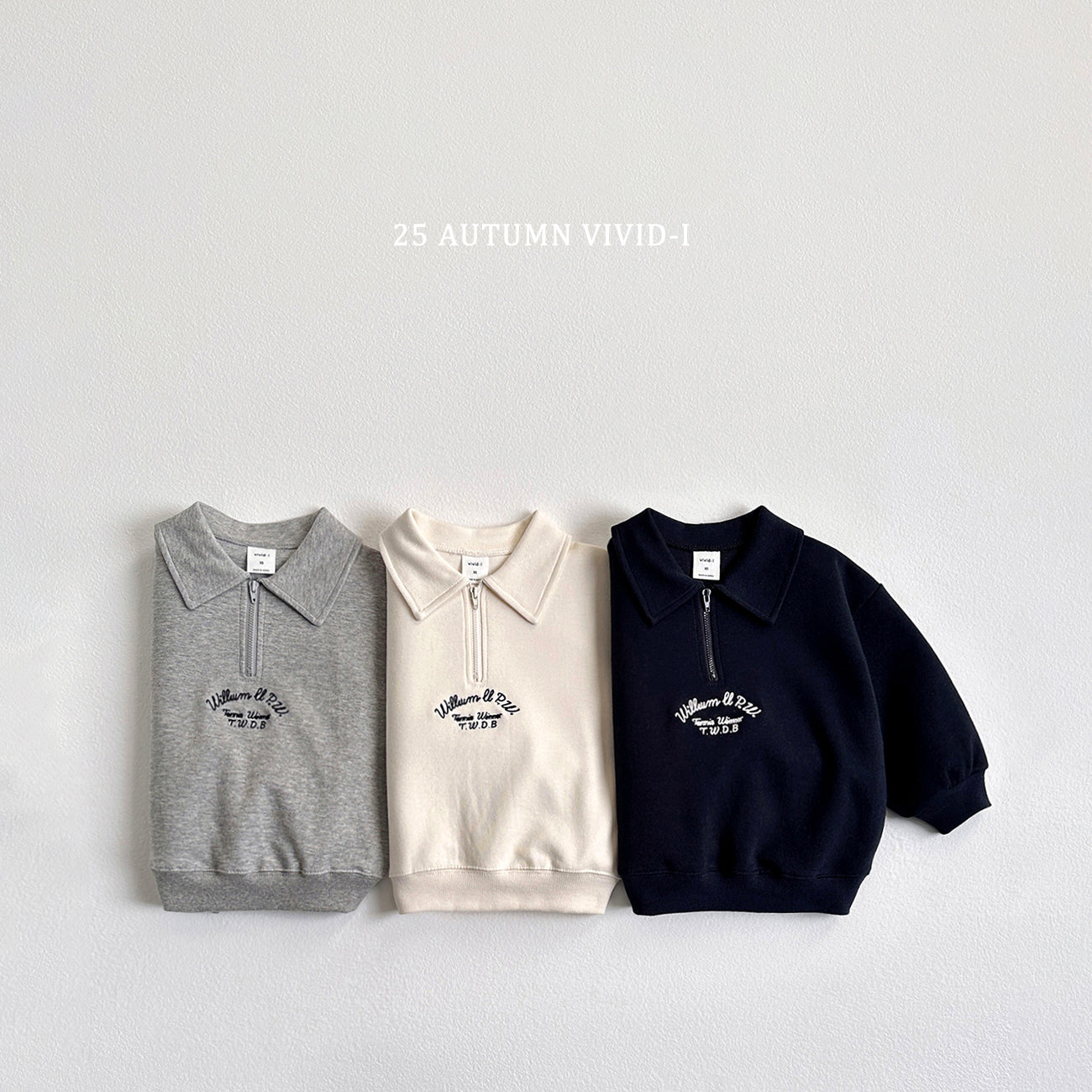 VIVID KIDS WILLIAM V NECK COLLAR SHIRT *PREORDER