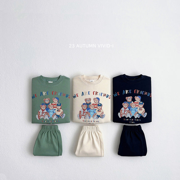 VIVID KIDS Friend Bear Top Bottom Set*preorder