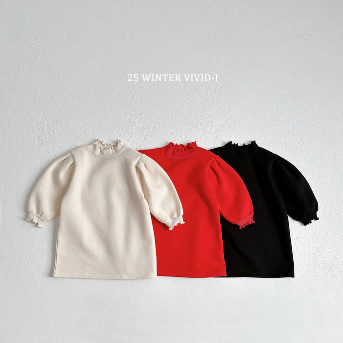 VIVID KIDS TURTLE NECK DRESS*PREORDER