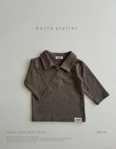 AOSTA KIDS Classic Collar Tee *Preorder