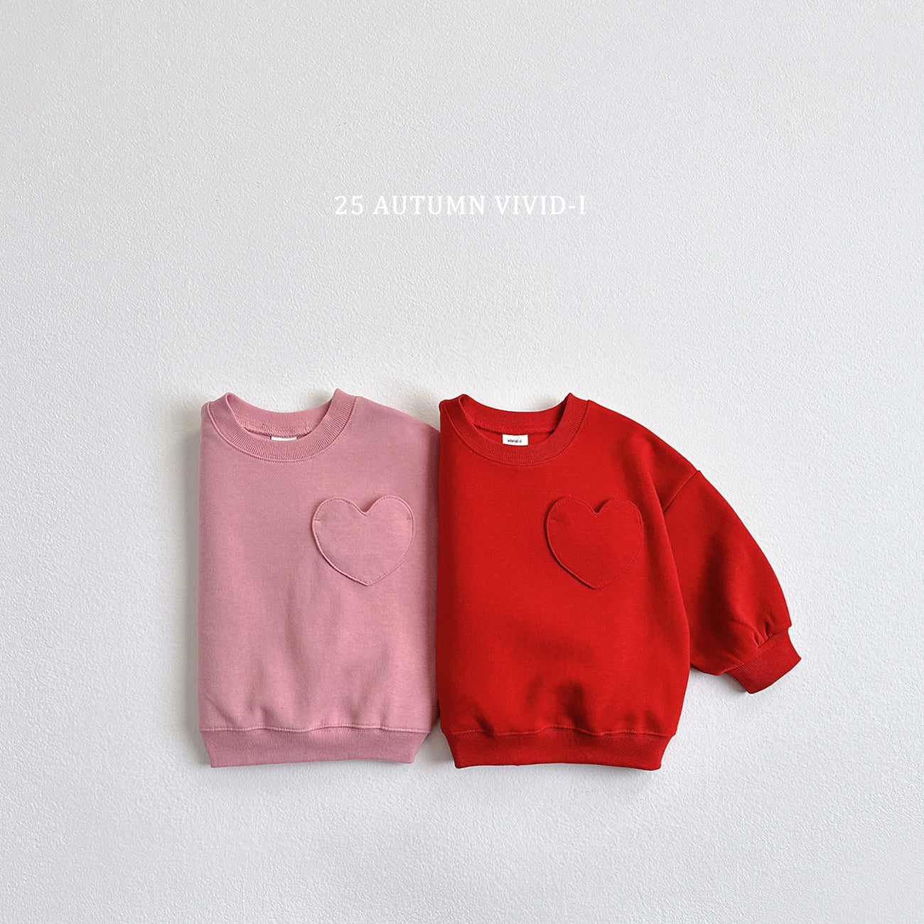 VIVID KIDS POCKET HEART SWEATER*PREORDER
