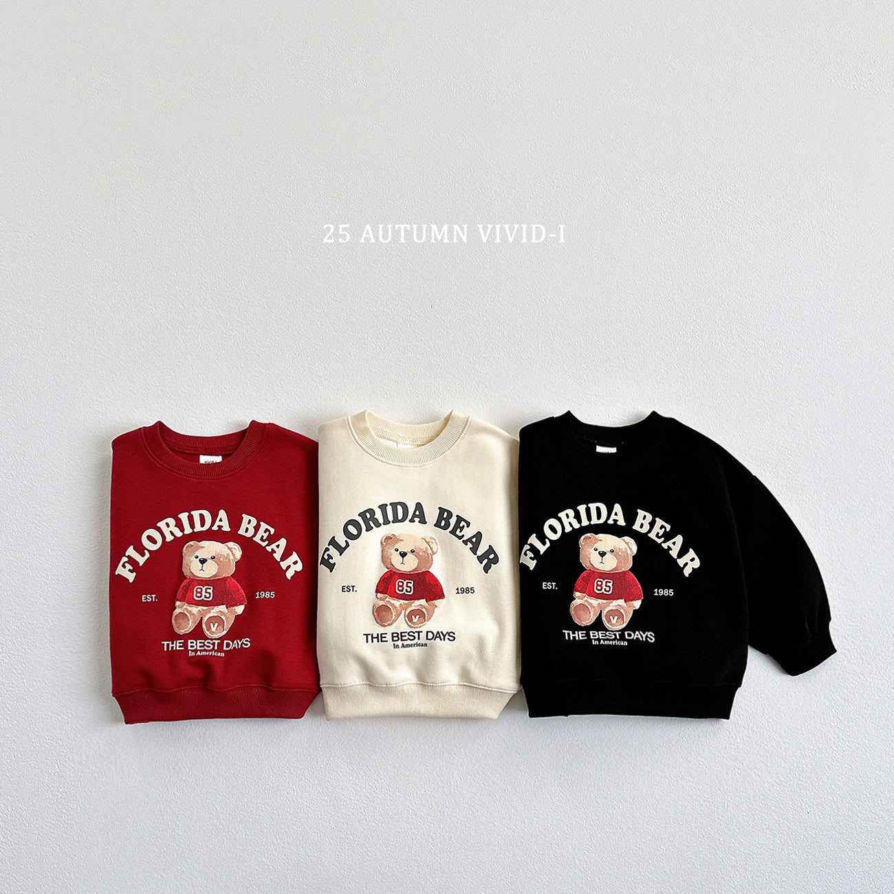 VIVID KIDS FLORIDA BEAR SWEATER*PREORDER