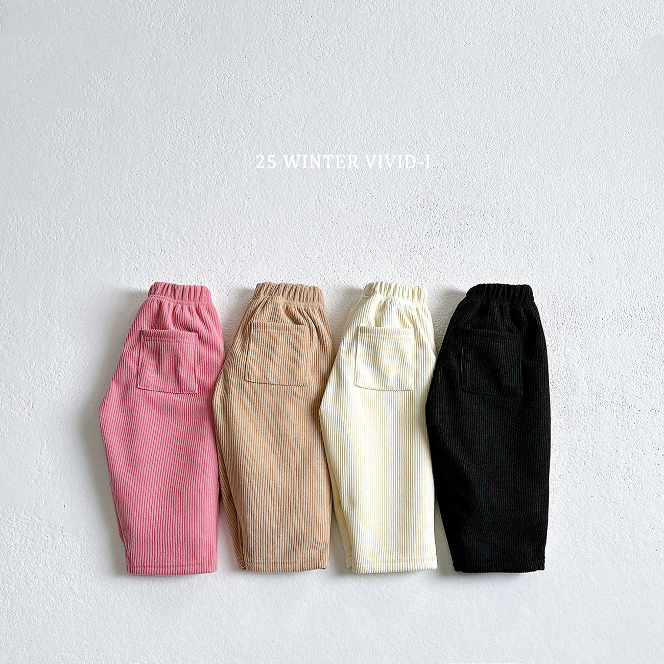 VIVID KIDS CORDUROY STRAIGHT PANTS*PREORDER