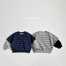 Load image into Gallery viewer, VIVID KIDS KID STRIPE LAYERED TOP*PREORDER