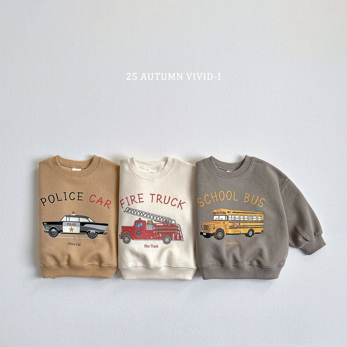 VIVID KIDS CARS SWEATER*PREORDER