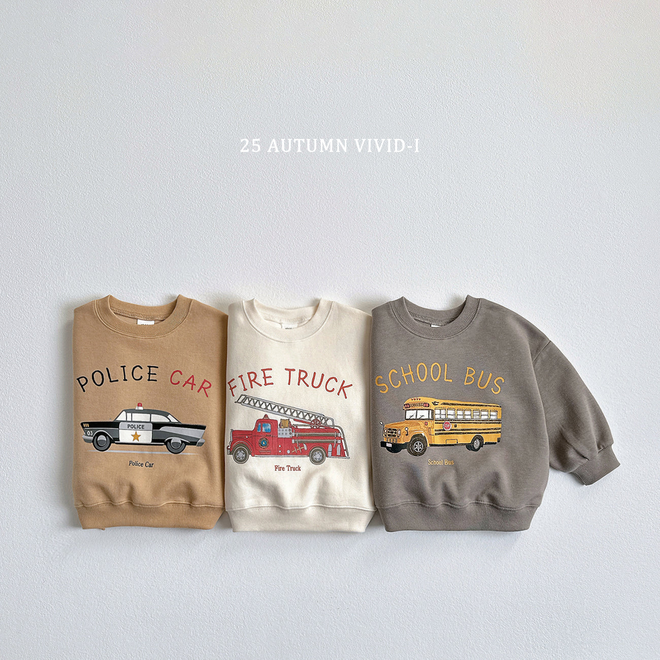 VIVID KIDS CARS SWEATER*PREORDER