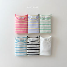 Load image into Gallery viewer, DAILYBEBE KIDS STRIPE TEE SHIRT**PREORDER