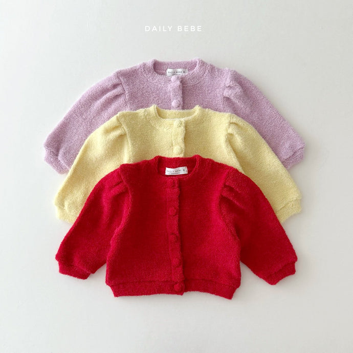 DAILYBEBE KIDS PUFF CARDIGAN**PREORDER