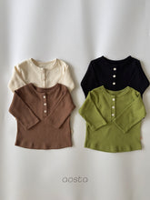 Load image into Gallery viewer, AOSTA FALL BUTTER BUTTON TEE**PREORDER