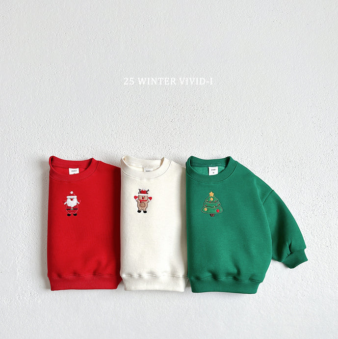 VIVID KIDS JINGLE BEAR SWEAT SHIRT*PREORDER