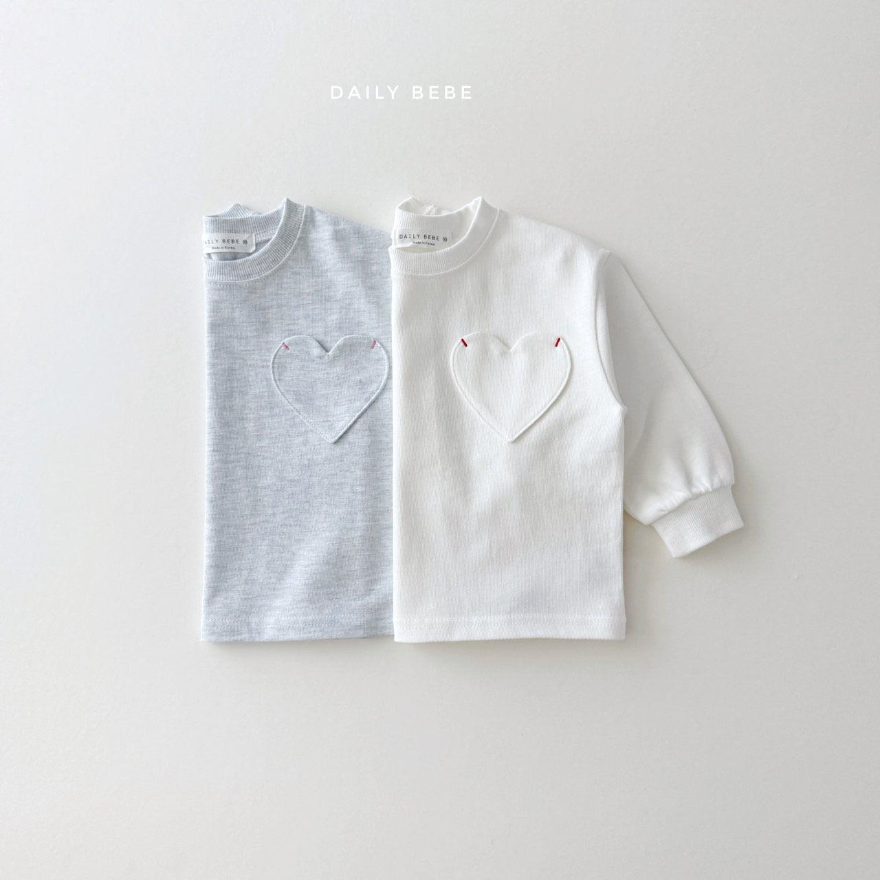 DAILYBEBE KIDS HEART POCKET TEE SHIRT**PREORDER