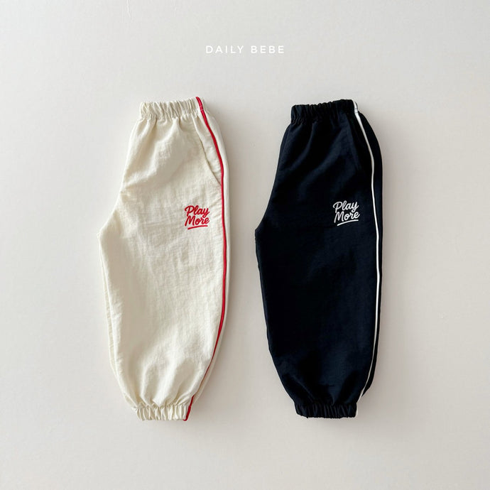 DAILYBEBE KIDS PLAY MORE PANTS**PREORDER