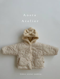AOSTA KIDS Ribbon Hooded Jacket**Preorder